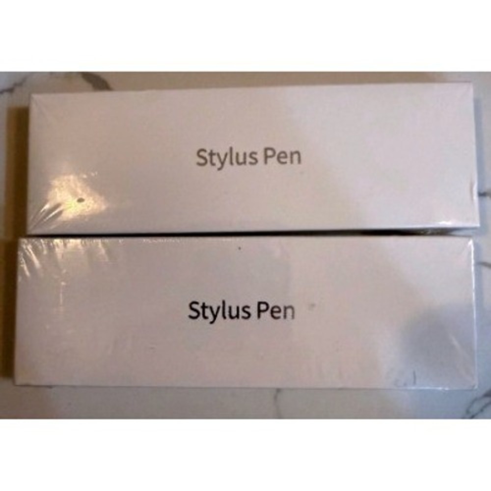 2 Stylus Pens, Apple iPad 2nd Gen Alternative, Palm Rejection Tilt White NEW NIB